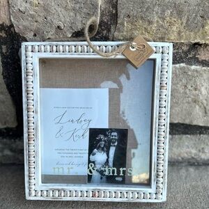 Mudpie Mr & Mrs Shadow Box Frame - NEW